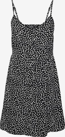 PIECES - Vestido de verano en negro: frente