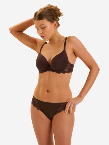 Simone Perele T-shirt Bra 'Caresse' in Brown