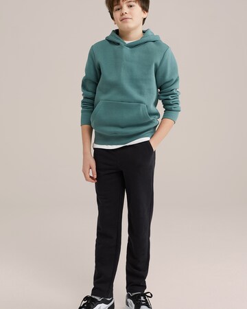 Largi Pantaloni de la WE Fashion pe negru