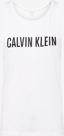 T-Shirt Calvin Klein Swimwear en blanc : devant