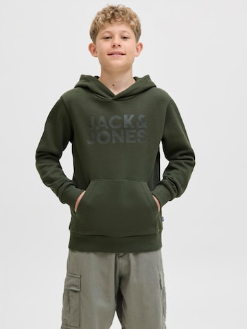 Jack & Jones Junior Regular fit Sweatshirt in Green: front