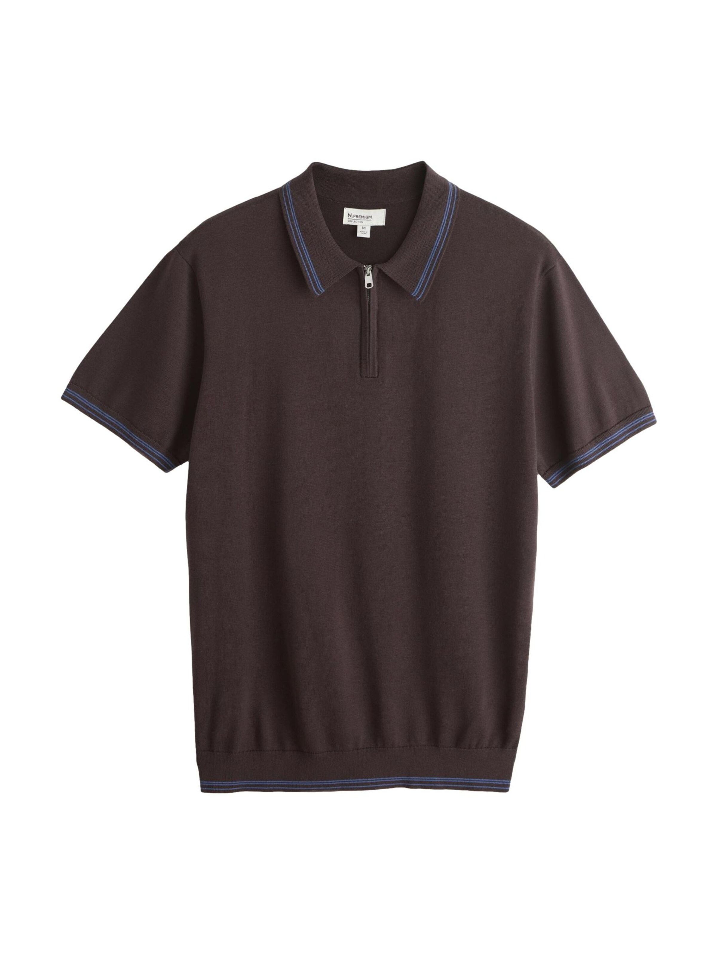 Next Tričko 'N.Premium' - Hnedá: predná strana