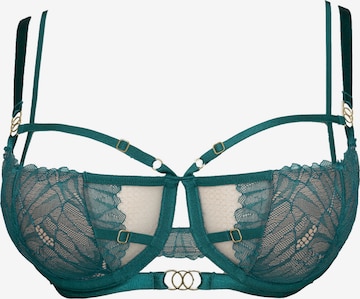 SugarShape Balconette BH in Groen: voorkant