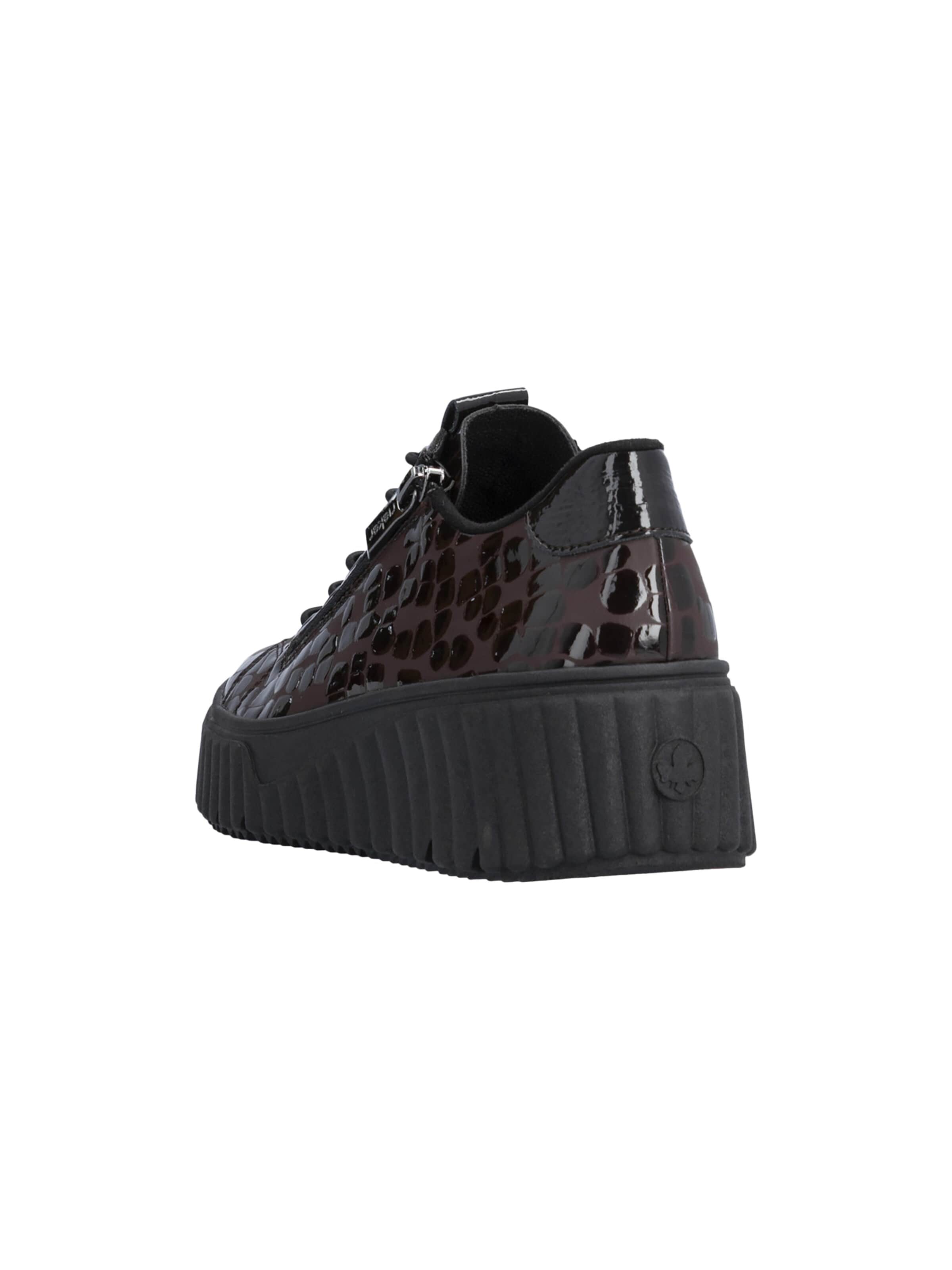 Chaussure de sport à lacets 'Lando Low-Top-Sneaker aus Leder' Rieker en marron