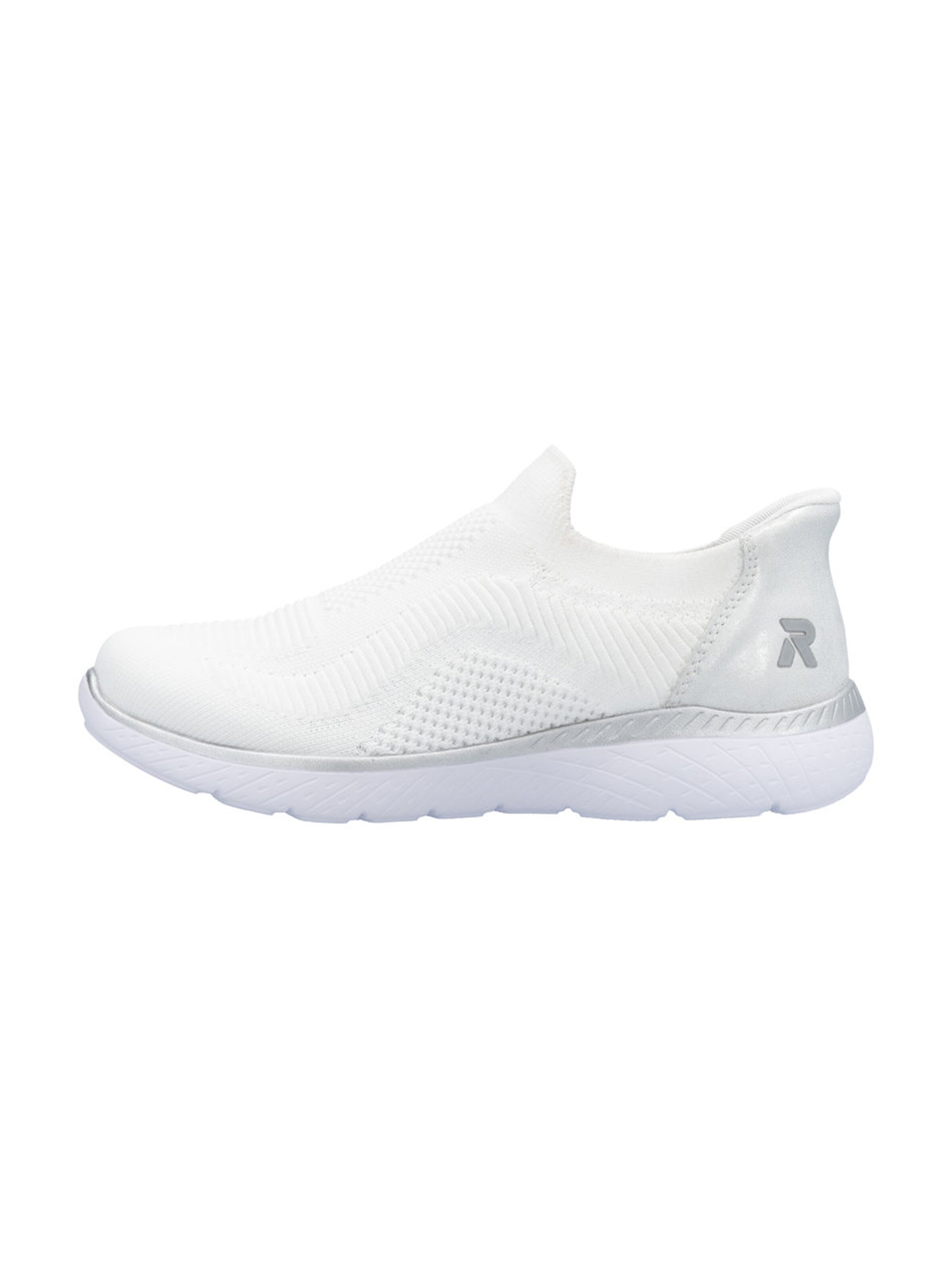 Rieker Sport Спортни обувки Slip On в бяло