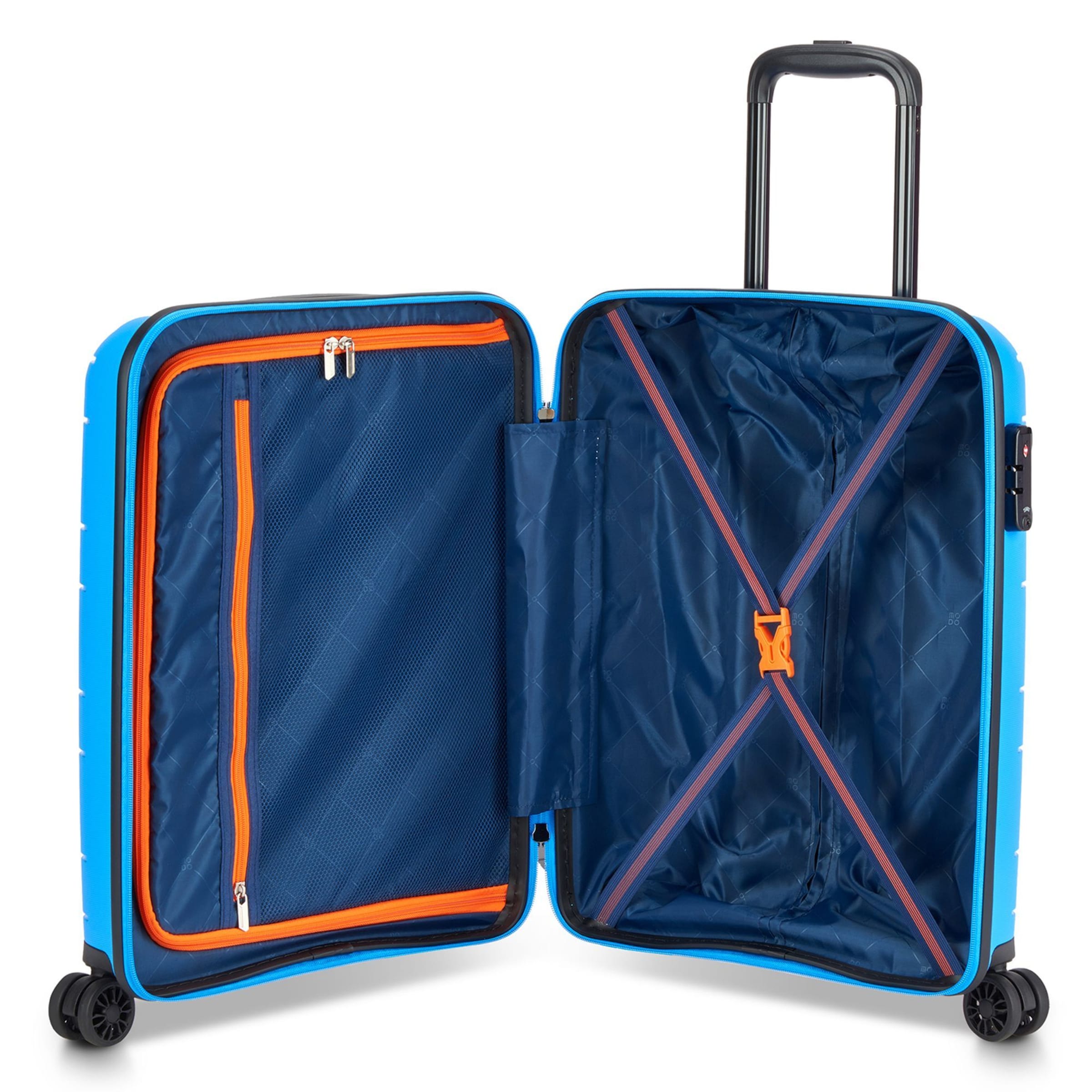 MODO by Roncato Suitcase Set 'Supernova 2.0' in Blue