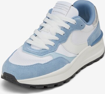 Marc O'Polo Sneakers laag in Blauw: voorkant