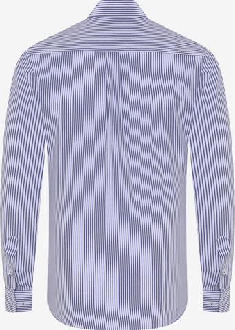 mėlyna DENIM CULTURE Standartinis modelis Marškiniai 'Donovan'