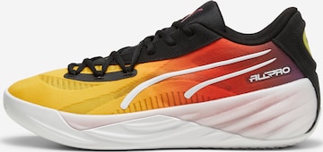 PUMA Athletic Shoes 'All-Pro Nitro' in Yellow: front