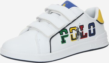 Polo Ralph Lauren - Sapatilhas 'HERITAGE COURT GRAPHIC' em branco: frente