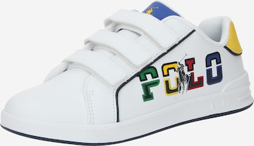 Polo Ralph Lauren - Sapatilhas 'HERITAGE COURT GRAPHIC' em branco: frente