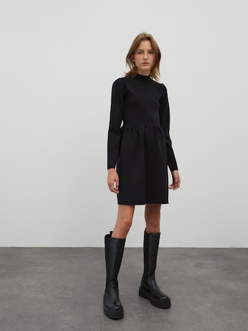 EDITED Knitted dress 'Kalea' in Black