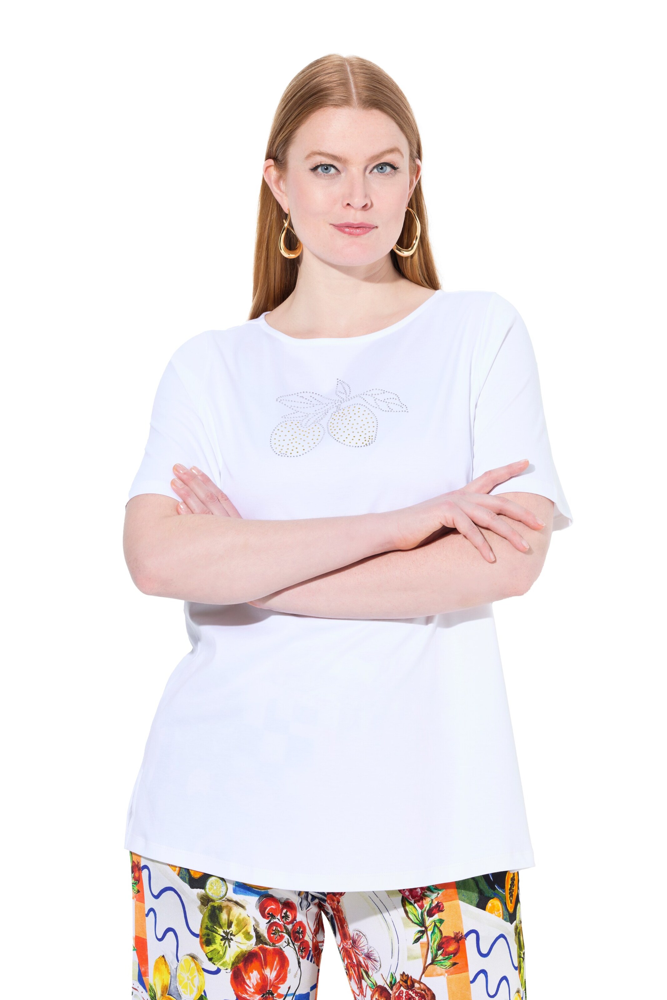 Ulla Popken Shirt in White: front