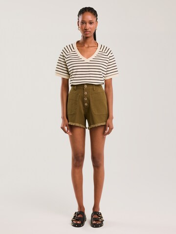 BIG STAR Regular Trousers 'Gusti' in Green