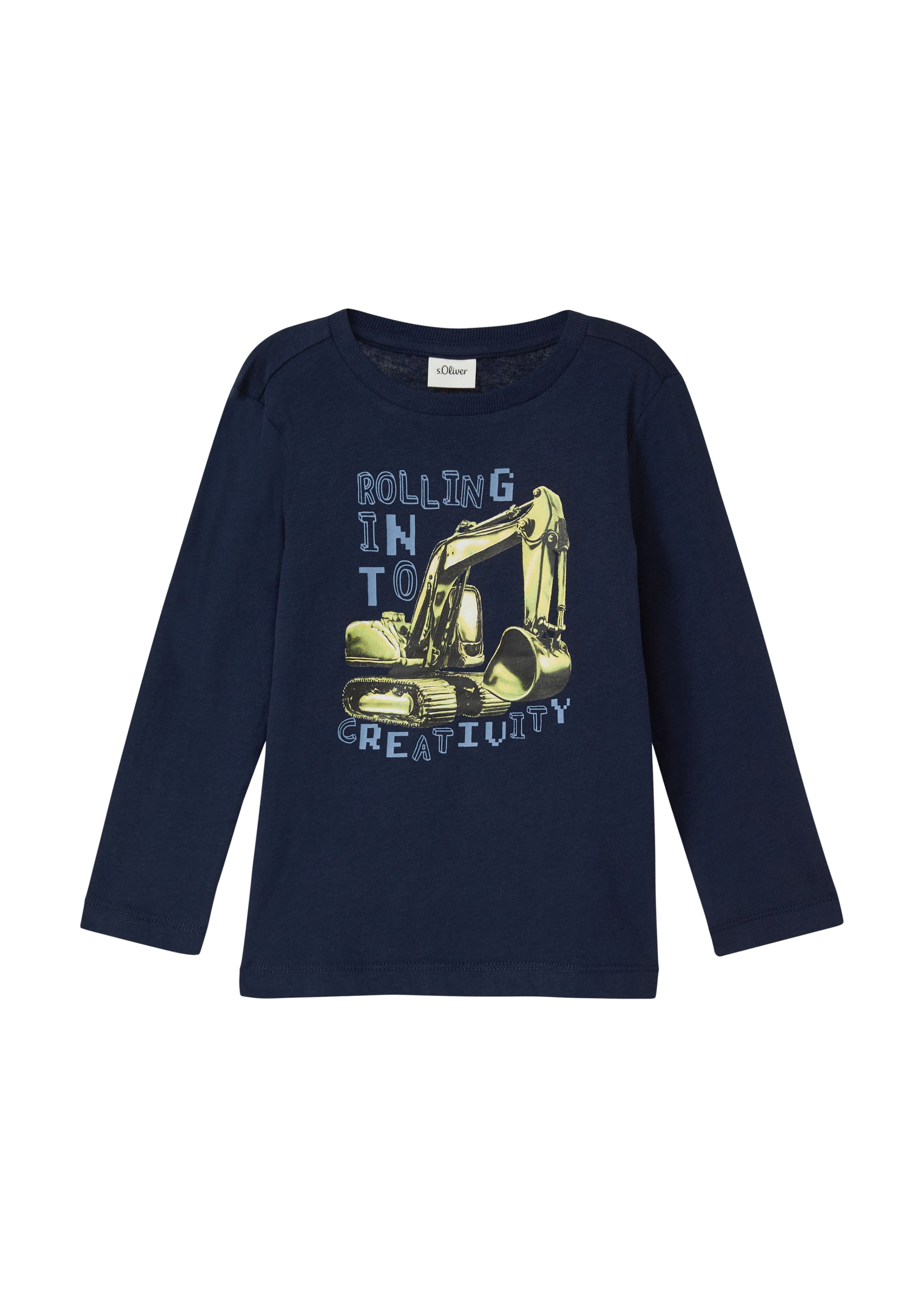 s.Oliver Μπλουζάκι σε μπλε: μπροστά