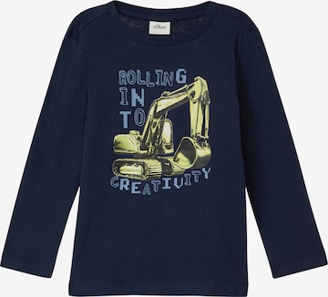 T-Shirt s.Oliver en bleu : devant