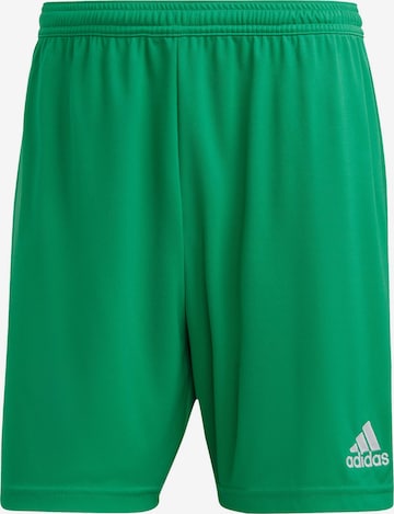 ADIDAS SPORTSWEAR Regular Workout Pants 'Entrada 22' in Green: front