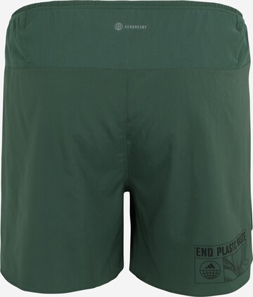 Regular Pantalon de sport 'Designed for Running for the Oceans' ADIDAS SPORTSWEAR en vert