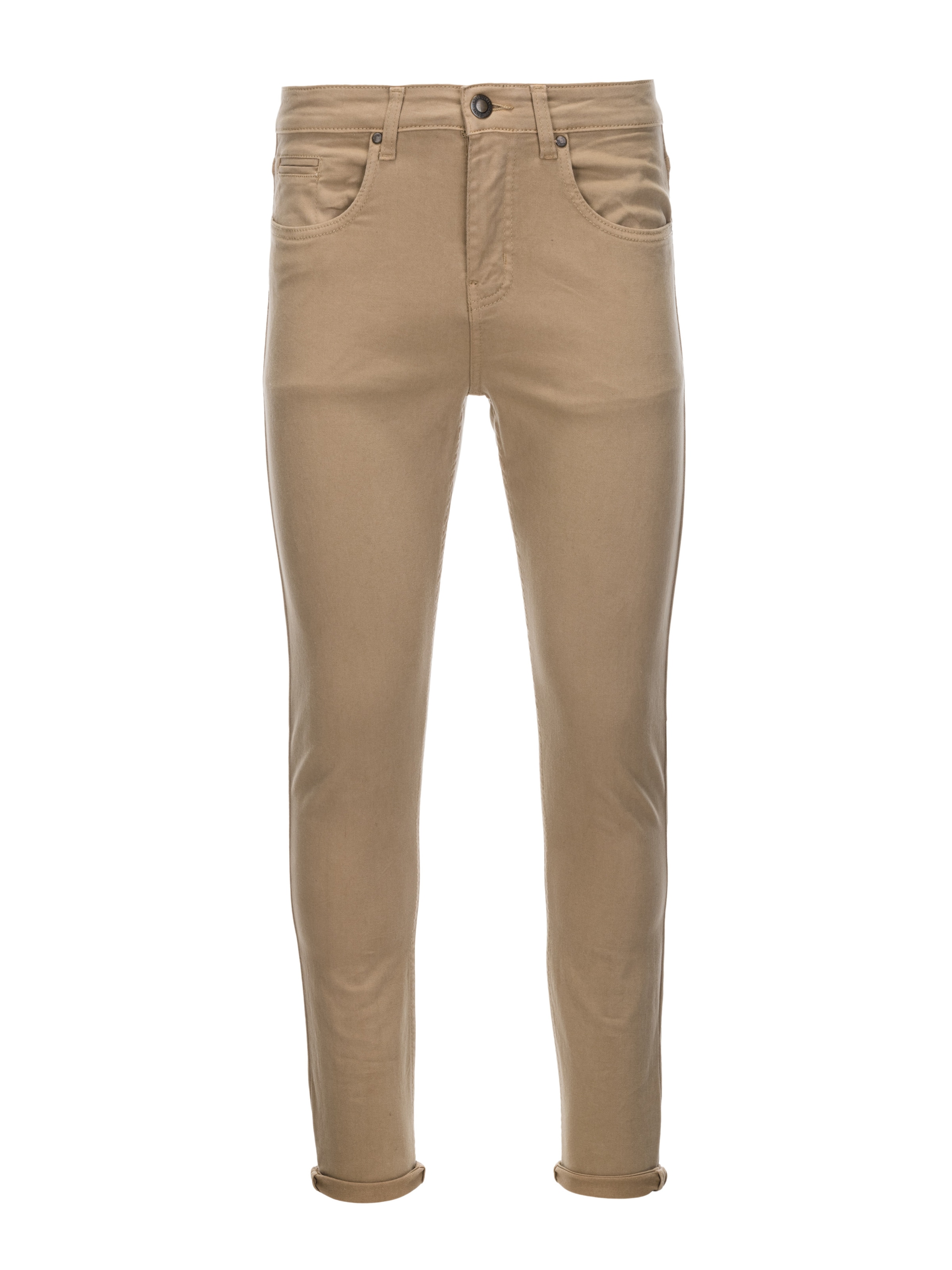 Regular Pantalon chino 'P1059' Ombre en beige : devant
