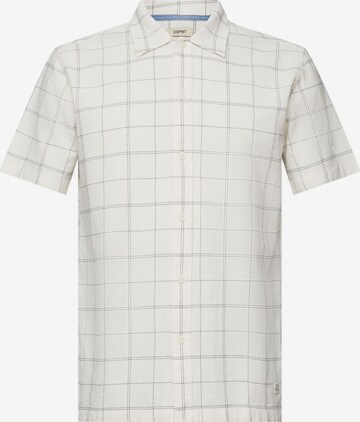 ESPRIT Regular fit Button Up Shirt in Beige: front