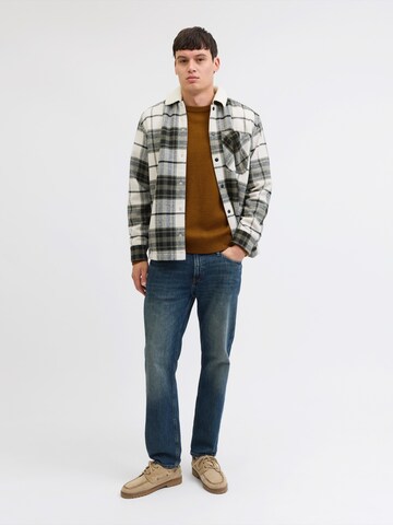 JACK & JONES Демисезонная куртка 'JJZAC' в Зеленый