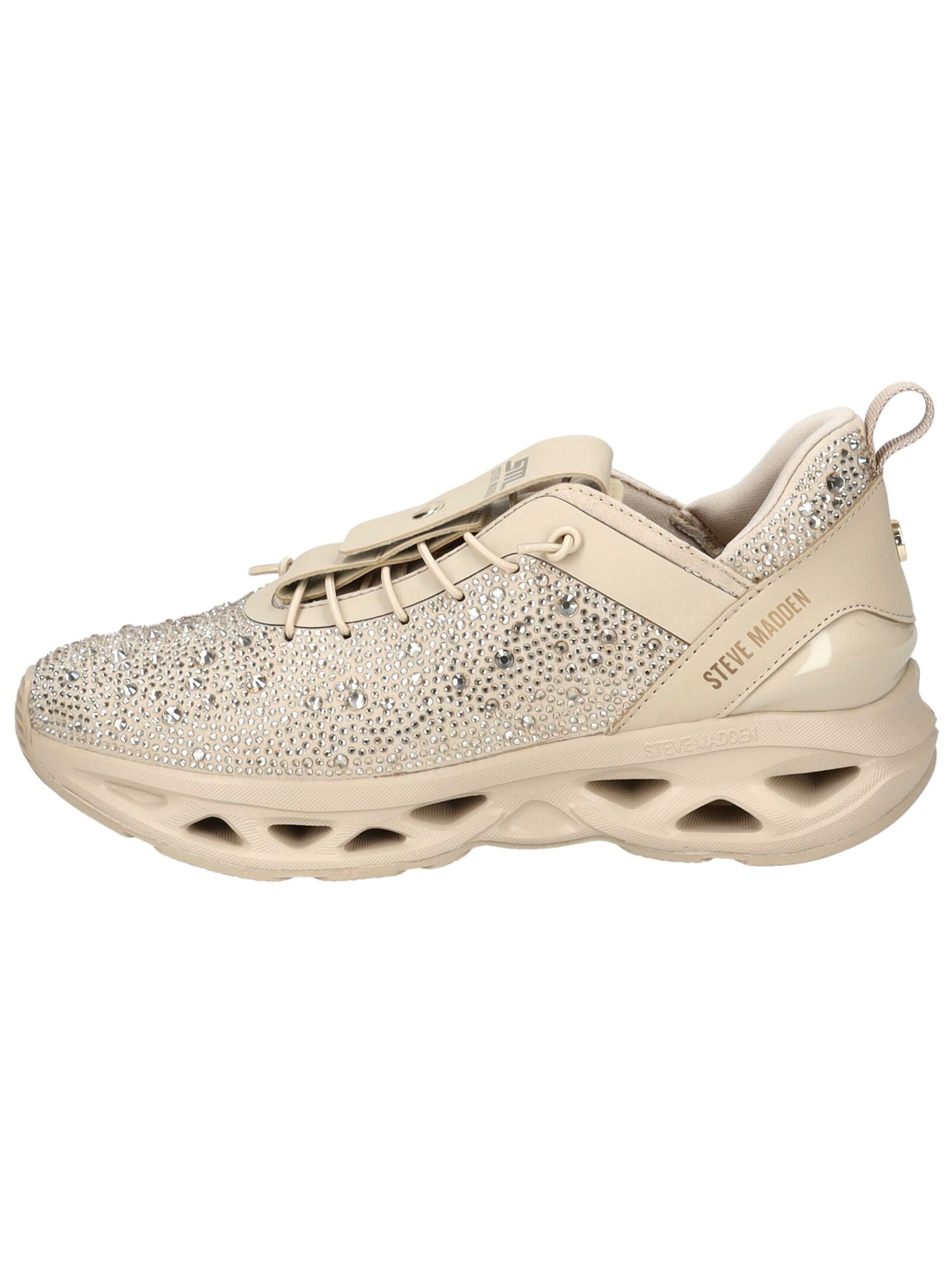 STEVE MADDEN Platform trainers in Beige