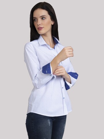 Sir Raymond Tailor Bluse 'Pure' in Blau