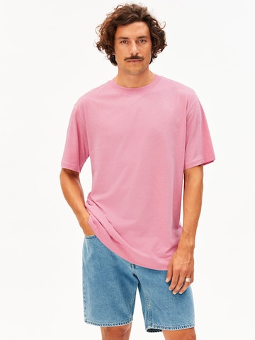 ARMEDANGELS Shirt in Roze: voorkant