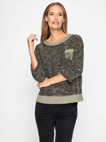 Pullover di heine in verde: frontale