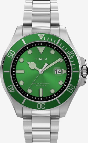 TIMEX Analog Watch 'Harborside Coast City Collection' in Green: front