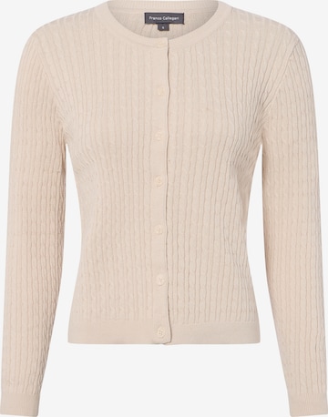 Cardigan Franco Callegari en beige : devant