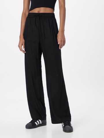 Wide Leg Pantalon Monki en noir : devant