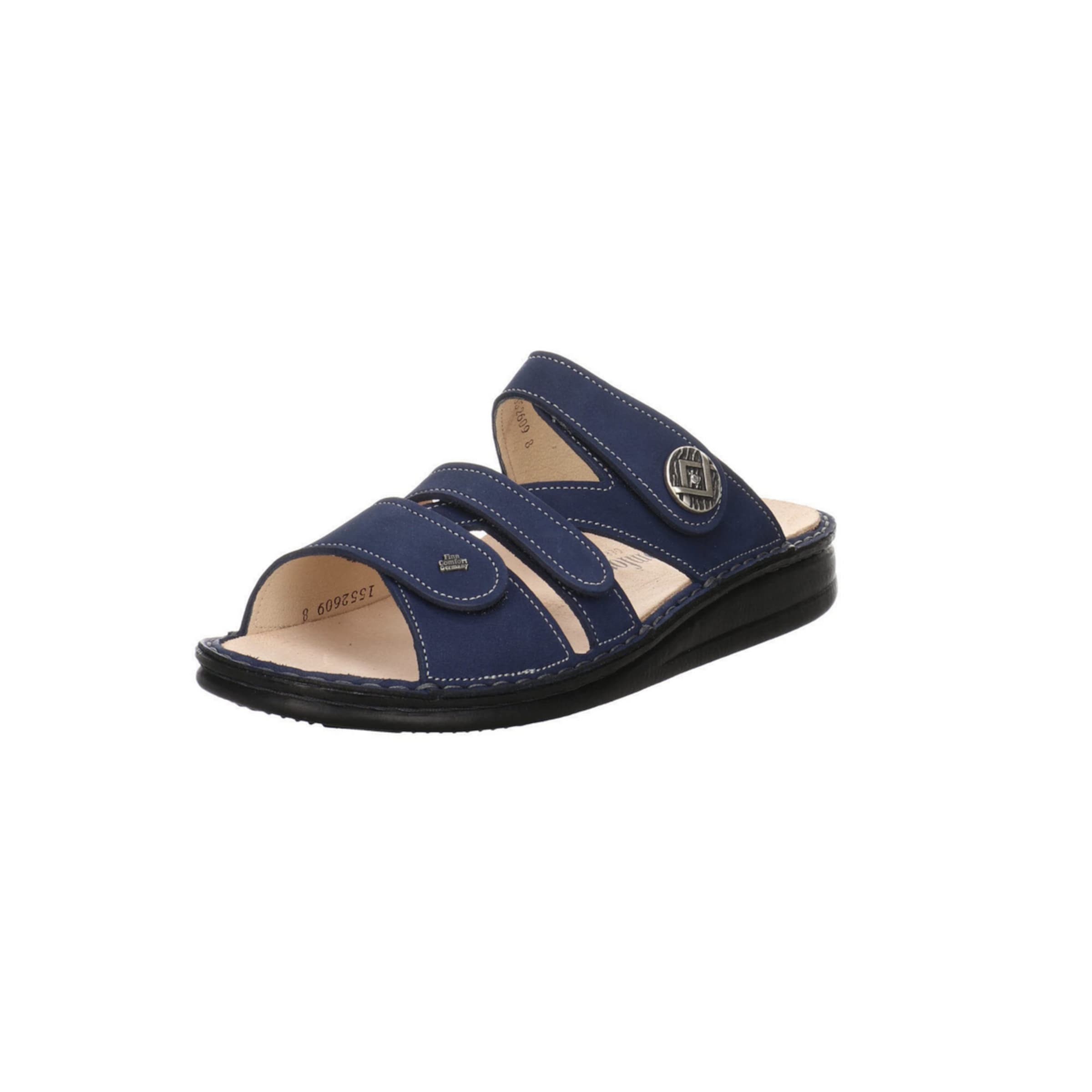 Finn Comfort Pantolette 'Agueda' in Blau: Vorderseite