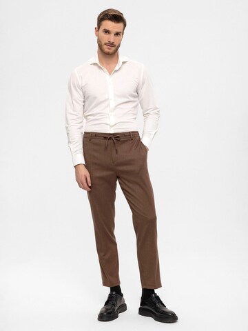 Regular Pantalon Antioch en marron