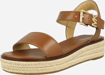 MICHAEL Michael Kors Sandal 'RICHIE' i brun: framsida