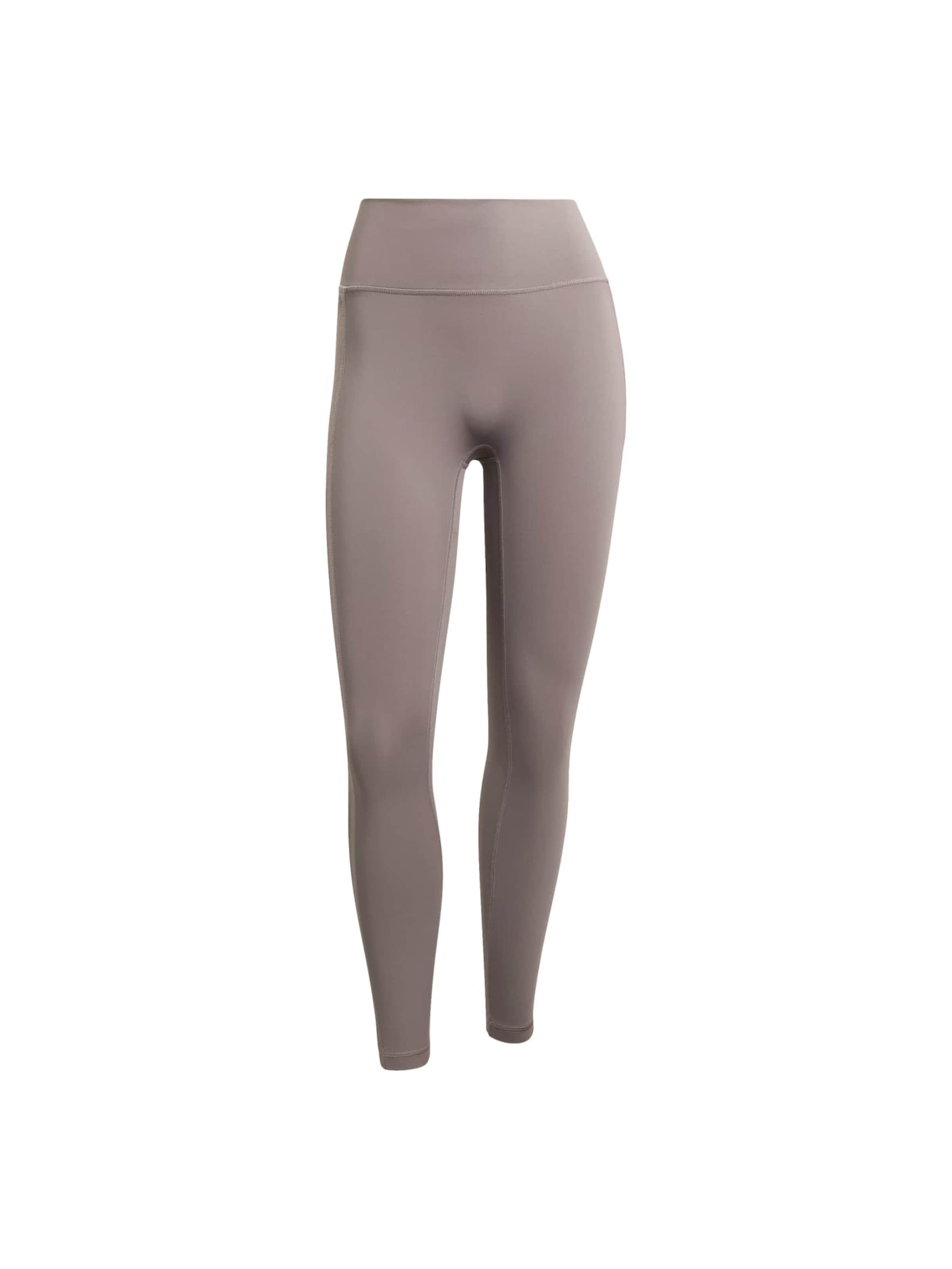 pelēks ADIDAS PERFORMANCE Šaurs Sporta bikses 'Optime': no priekšpuses