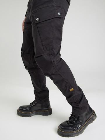 G-STAR Tapered Hose 'Roxic' in Schwarz