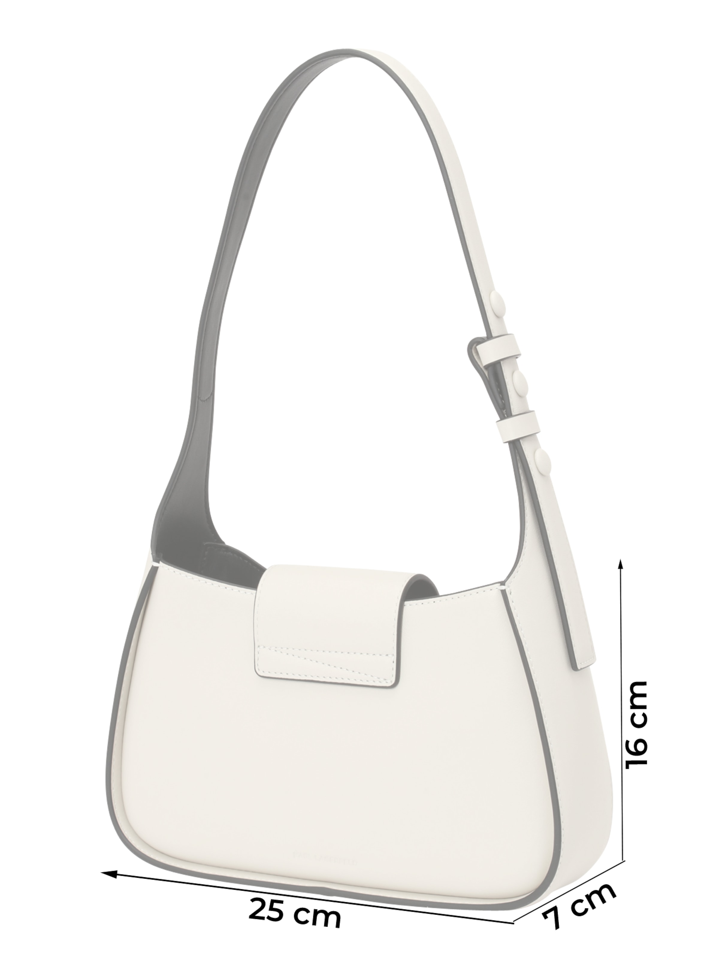 Borsa a spalla di Karl Lagerfeld in grigio