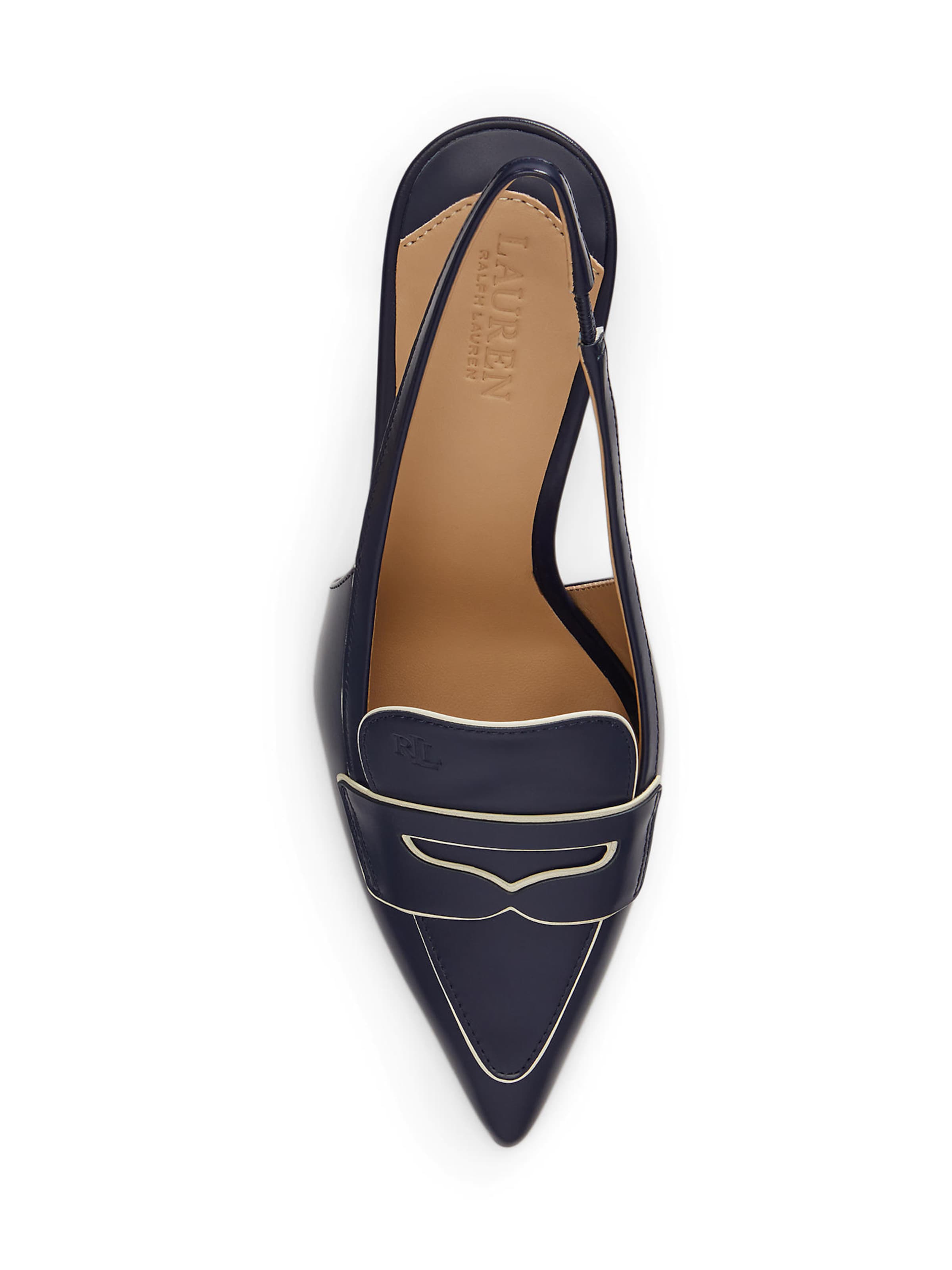 Lauren Ralph Lauren Γόβες slingback 'KHLOE' σε μπλε