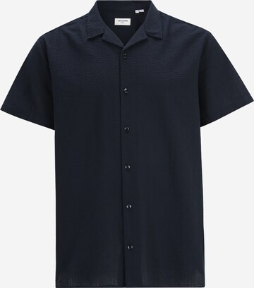 Jack & Jones Plus Tavaline suurus Triiksärk 'EASTER PALMA', värv sinine: eest vaates