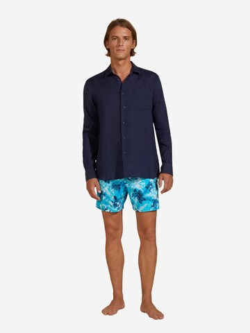 Vilebrequin Regular Fit Hemd‌‌‌ in Blau
