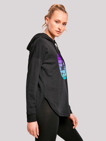 F4NT4STIC Sweatshirt 'Retro Alien Weltraum Sonnenuntergang' in Zwart