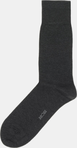 Chaussettes ' Fil D'Ecosse Majoritaire ' HOM en gris : devant