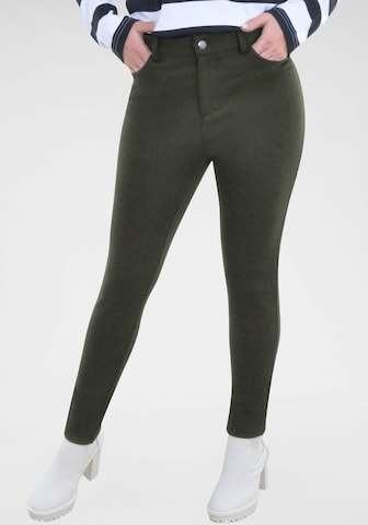 Navigazione Slim fit Pants in Green: front