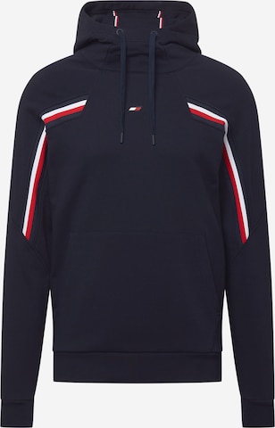 Tommy Hilfiger Sport Sweatshirt 'Global Stripe' in Blau: predná strana