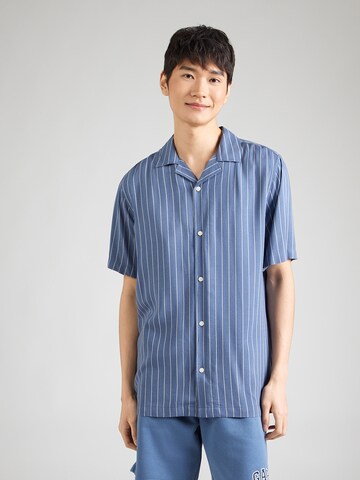 Only & Sons Regular fit Button Up Shirt 'ONSWADE' in Blue: front