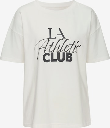 LASCANA ACTIVE Shirt in White: front