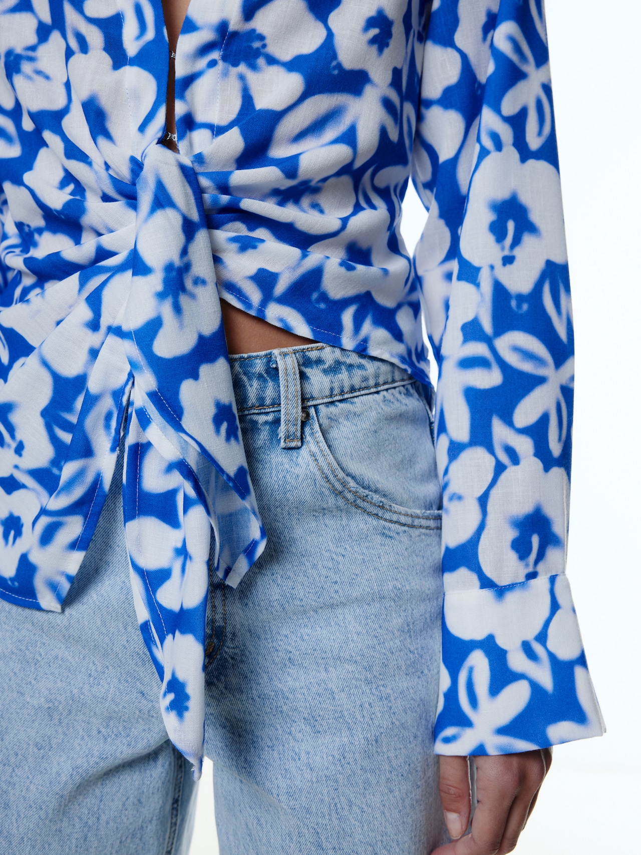 EDITED Produkte Bluse 'Rosina' kobaltblau