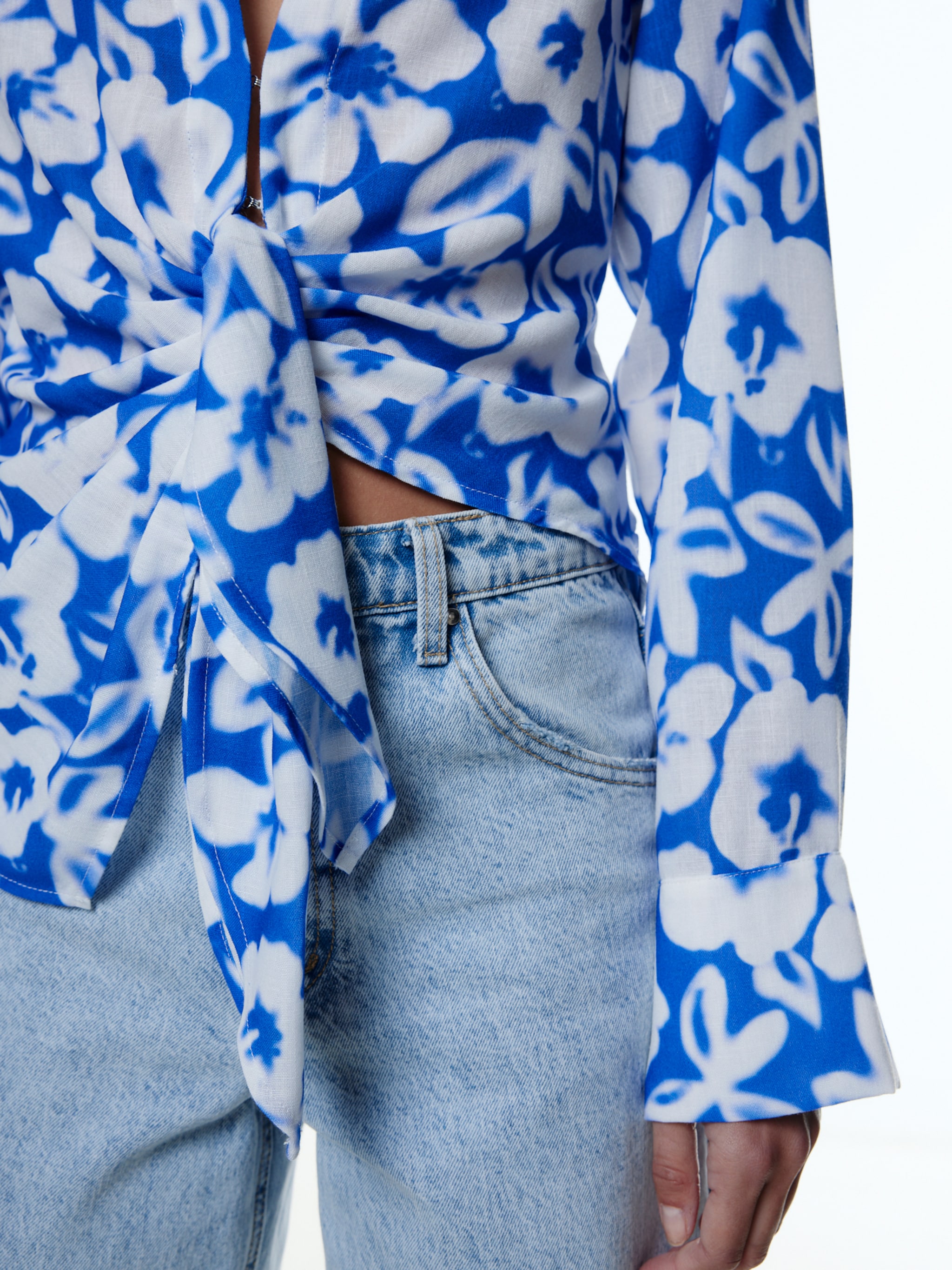 EDITED Producten Blouse 'Rosina' Kobaltblauw