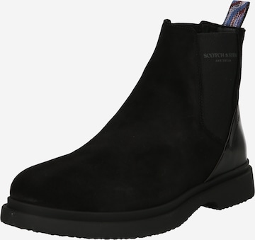 SCOTCH & SODA Chelsea Boots in Black: front